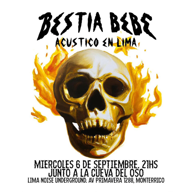Bestia Bebé Acústico en Lima 2023
