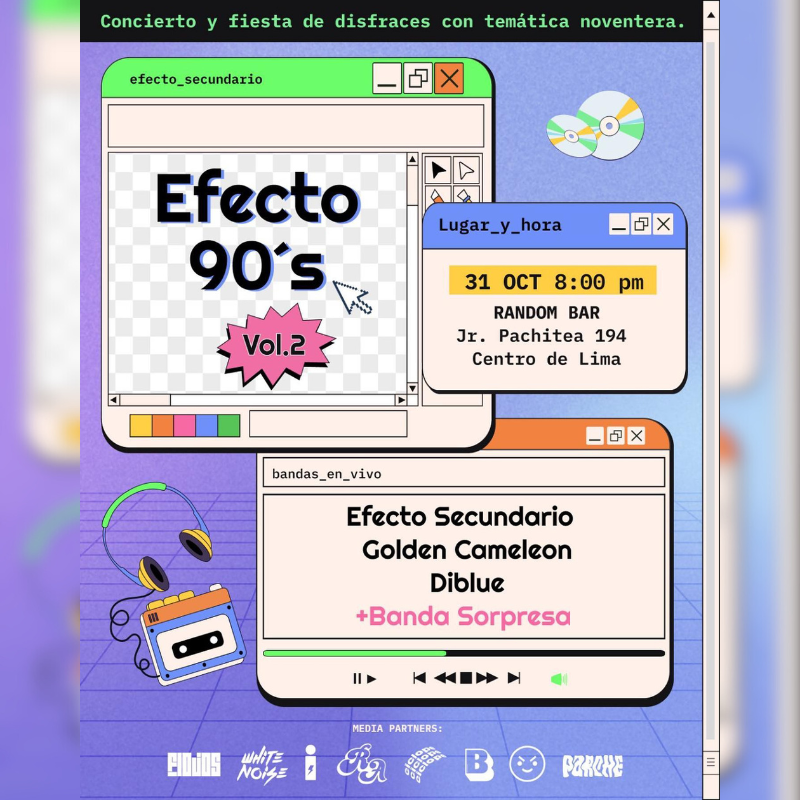 Efecto 90s | Fiesta de Halloween