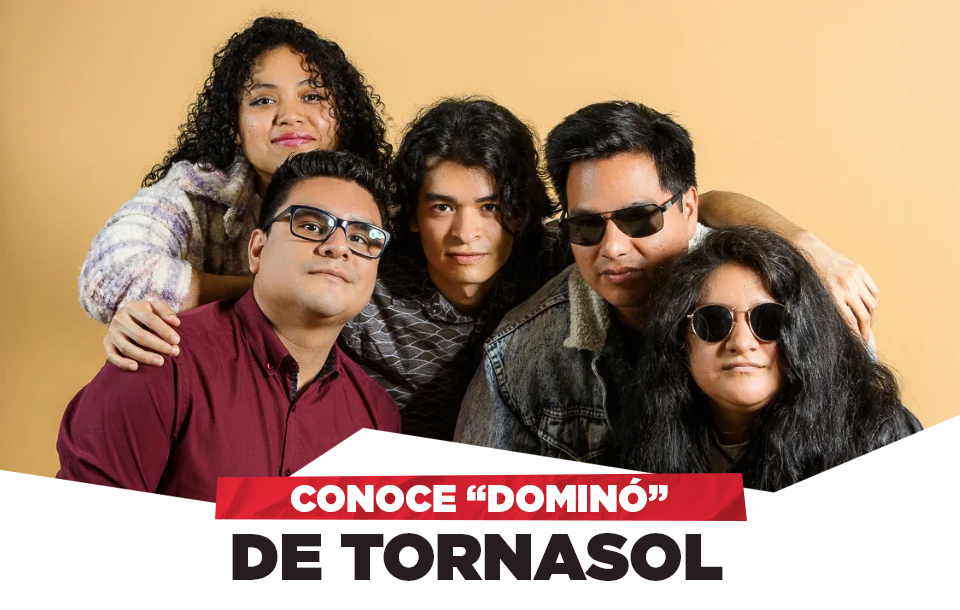 Este nuevo tema se presenta como un adelanto del primer disco que la banda Tornasol presentará este año. Escucha "Dominó" en Spotify.