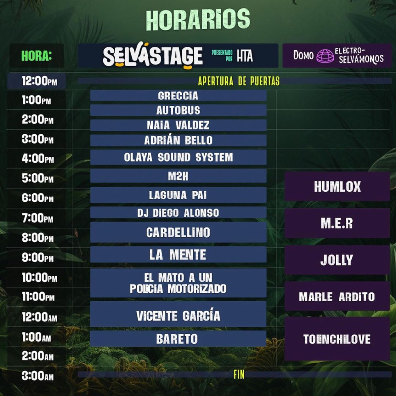 ¡Sé parte de Selvámonos: Primera Parada en Lima! Conoce el lineup oficial, los precios de las entradas y cómo sumarte a esta experiencia.