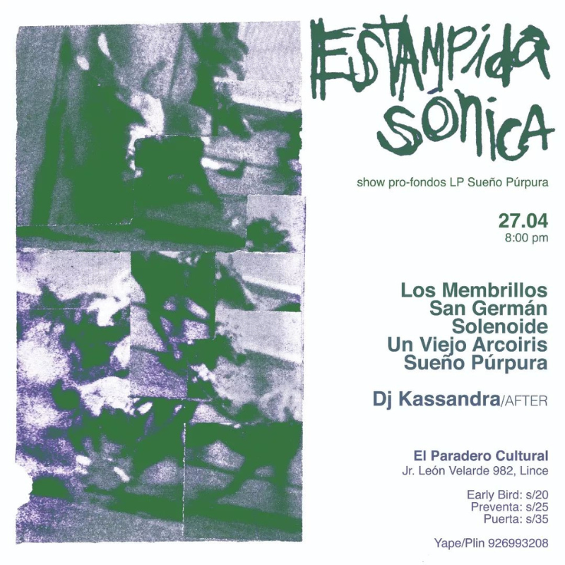 Estampida Sónica: En apoyo al primer LP de Sueño Purpura