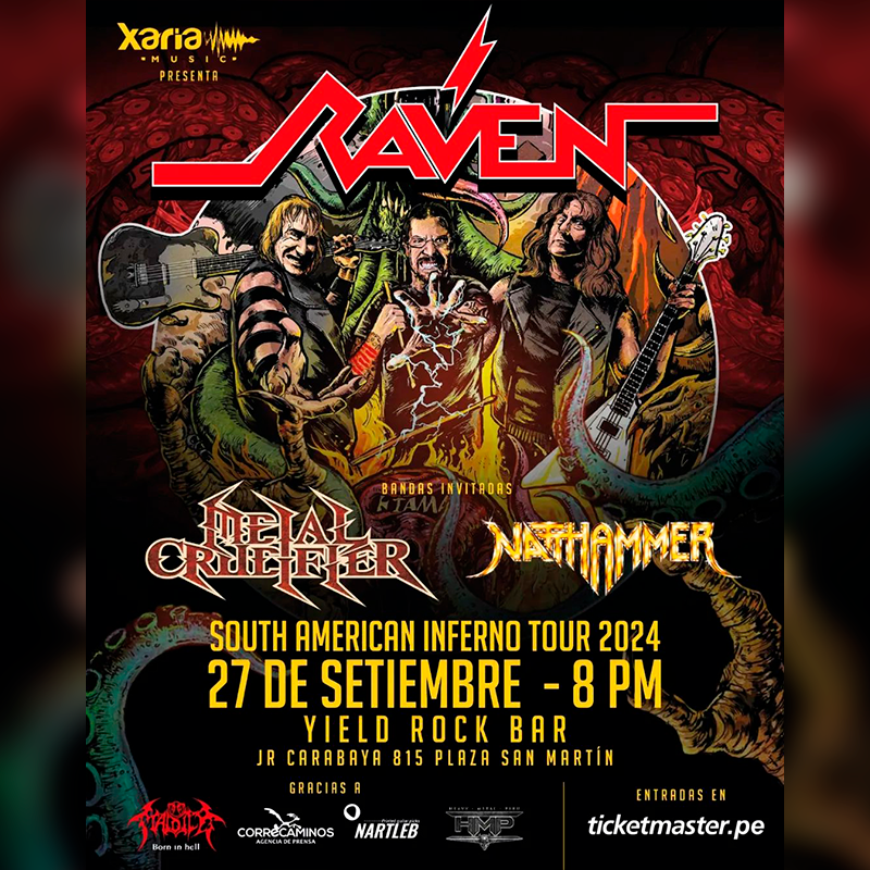 Raven en Lima 2024: La Celebración de 50 Años de una Leyenda del Metal