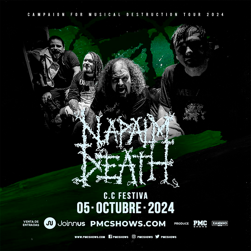 Napalm Death en Lima 2024: La leyenda del grindcore metal regresa al Perú