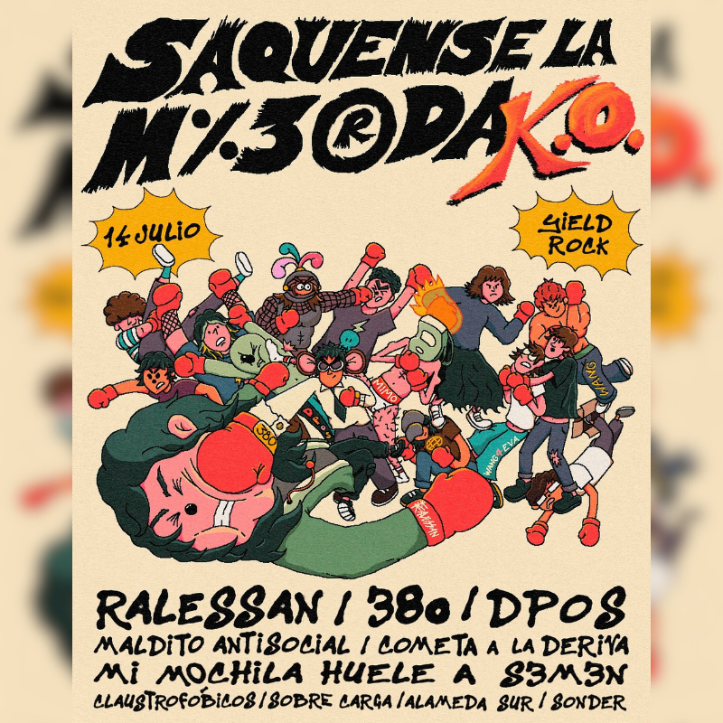 SAQUENSE LA М%3 ® ?А K.O en Yield Rock: Música y energía