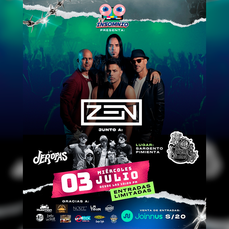 Zen en TV Insomnio 2024: Una noche de rock inolvidable