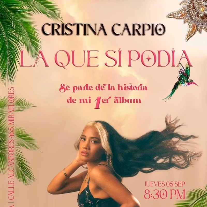 Cristina Carpio presenta La que sí podía