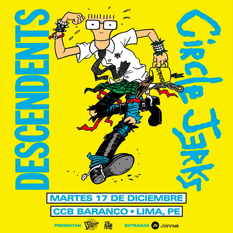 Descendents y Circle Jerks en Lima 2024: Un Concierto de Punk que Hará Historia