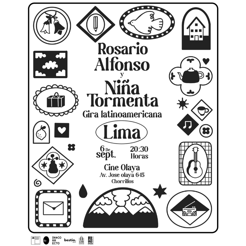 Rosario Alfonso y Niña Tormenta por primera vez en Lima