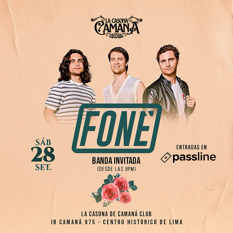 Foné en Concierto: La Revelación del Pop Peruano