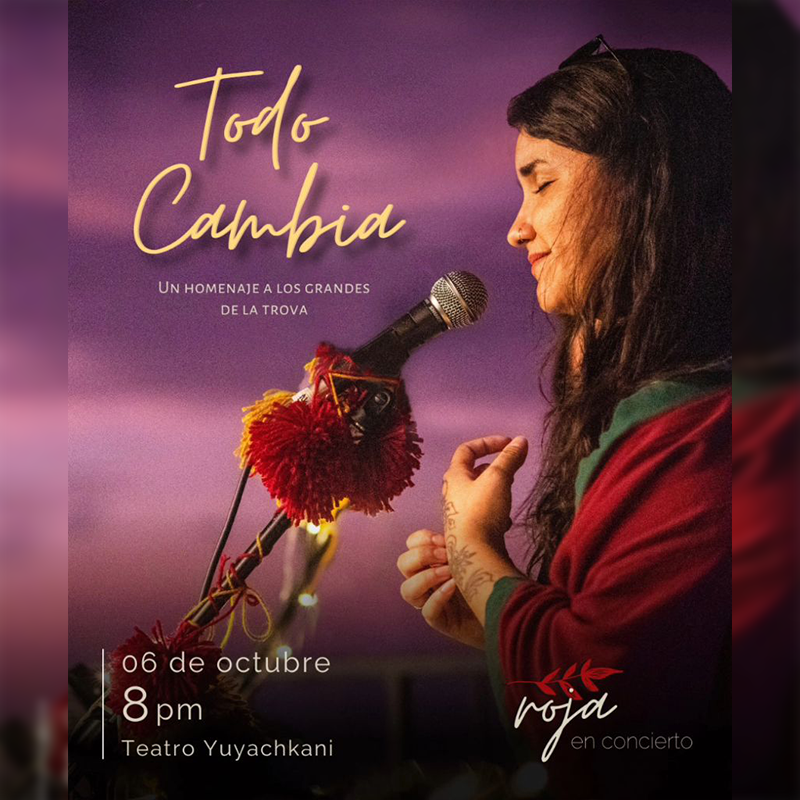 Roja en Concierto: Todo Cambia