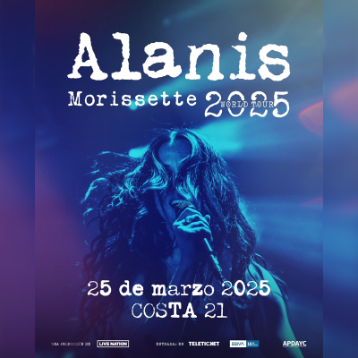 Alanis Morissette en Lima 2025: ¡No te pierdas su regreso! Concierto el 25 de marzo en Costa 21. Entradas ya disponibles.