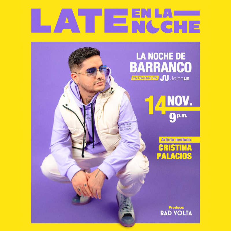 Late en La Noche: Lateral y Cristina Palacios en Barranco