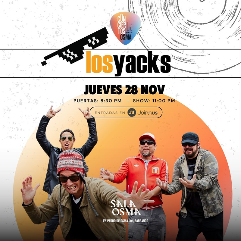 Los Yacks en Concierto en Sala Osma
