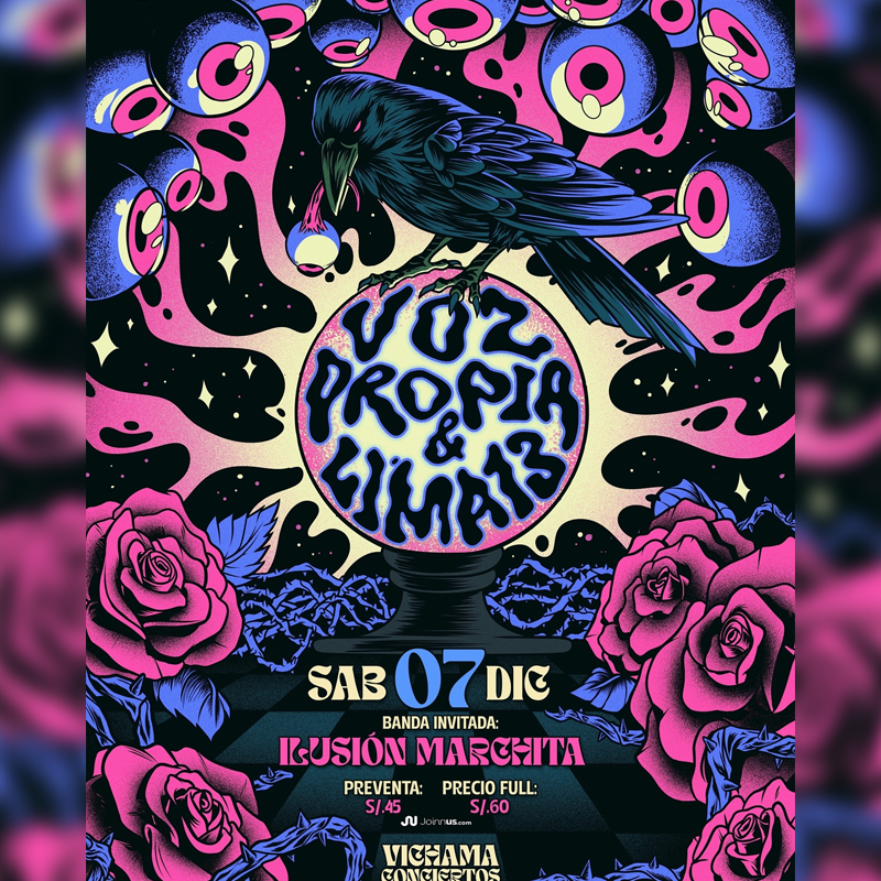 Voz Propia y Lima 13 en Vichama: Noche de Post-Punk