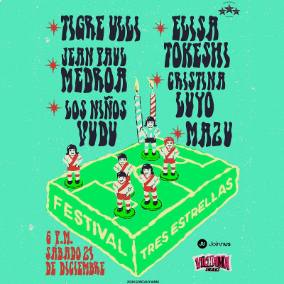 Festival Tres Estrellas: Tigre Ulli y más artistas en Lima el 21 de diciembre. ¡No te lo pierdas!