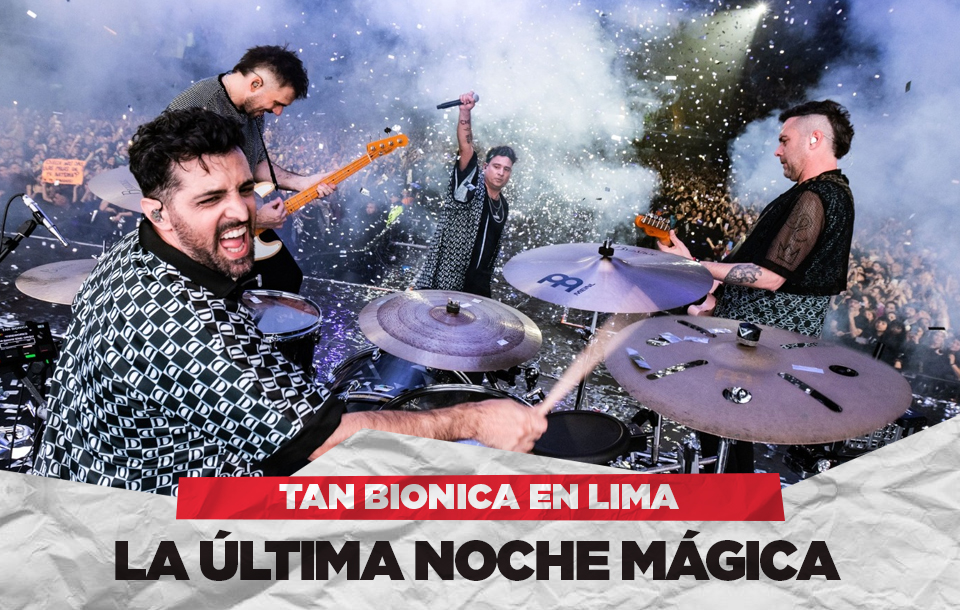 Tan Bionica en Lima 2025: Vive el concierto de Tan Bionica el 13 de marzo en el Anfiteatro del Parque de la Exposición. ¡No te pierdas "La Última Noche Mágica"!