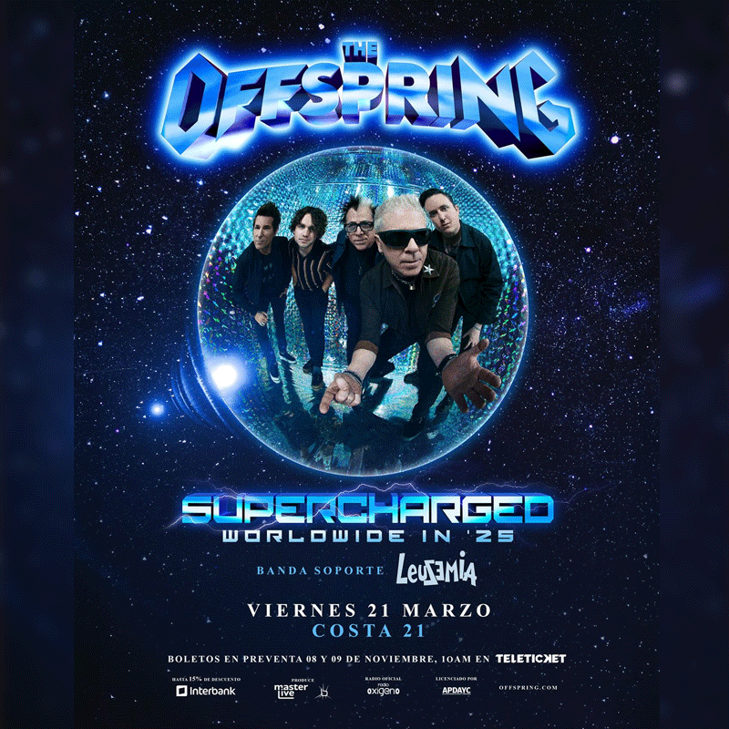 The Offspring en Lima 2025: Leyendas del punk rock en Perú