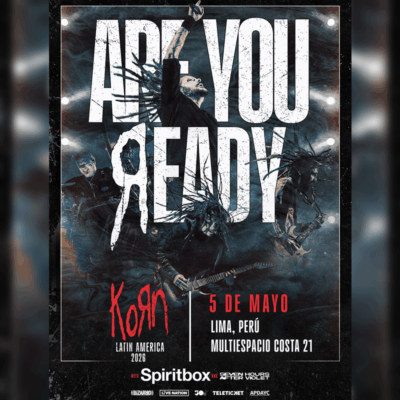 Korn en Lima 2026 regresa con su Latin America Tour. Detalles de precios de entradas y un concierto histórico de numetal en Perú.