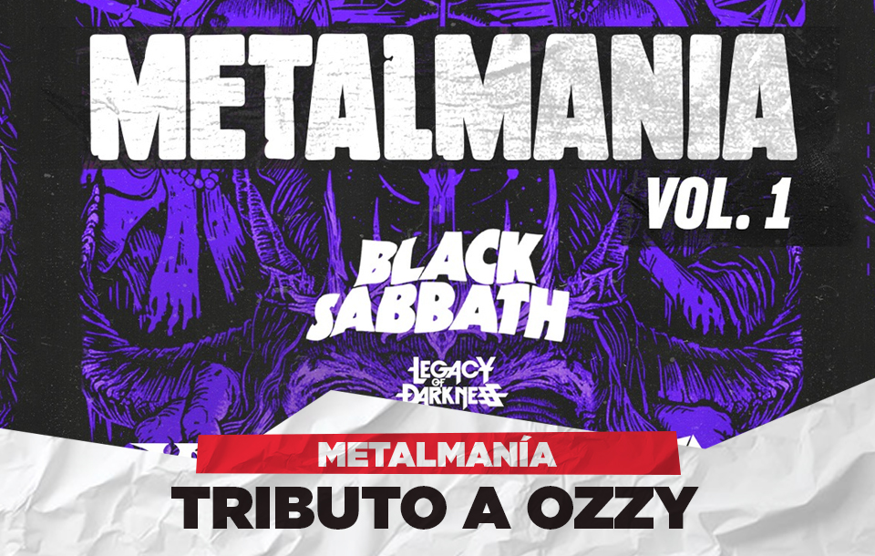 Tributo a Ozzy Osbourne Lima será el foco del Metalmanía Fest este 3 de octubre en el Centro Histórico de Lima. Legacy of Darkness y otras 4 bandas homenajearán al "Príncipe de las Tinieblas" y leyendas del metal en una noche imperdible.