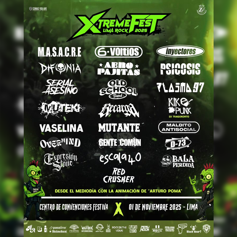 Xtreme Fest Lima Rock 2025