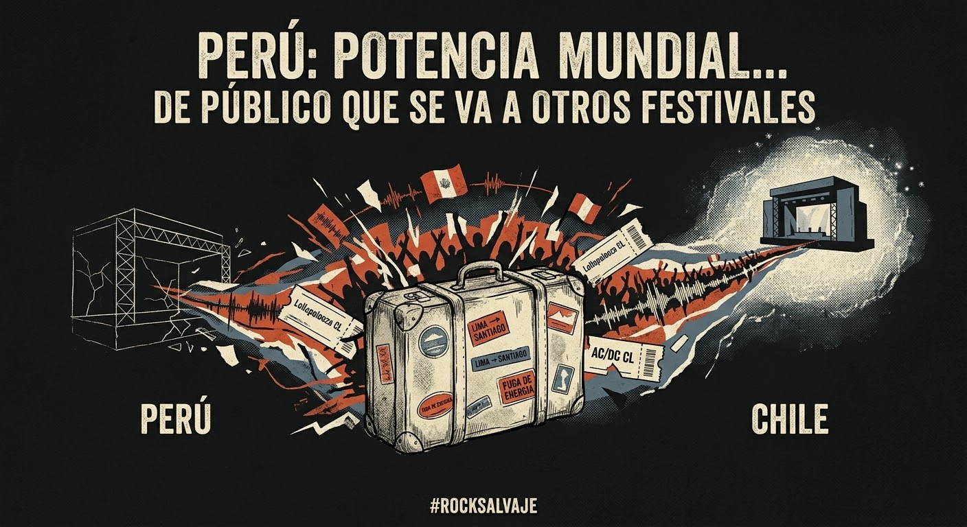 El público peruano viaja al Lollapalooza ante la falta de una industria local sólida y festivales nacionales con infraestructura adecuada.
