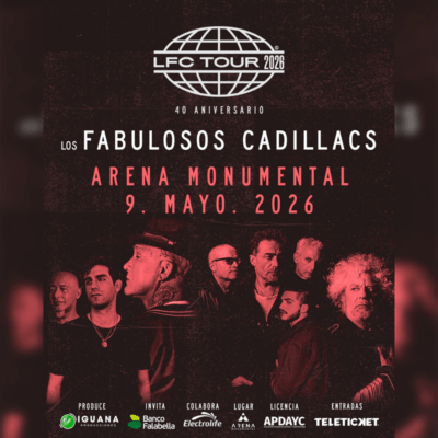 Los Fabulosos Cadillacs en Lima 2026: concierto de Los Fabulosos Cadillacs con Vicentico y Flavio Cianciarulo en su gira de 40 años.