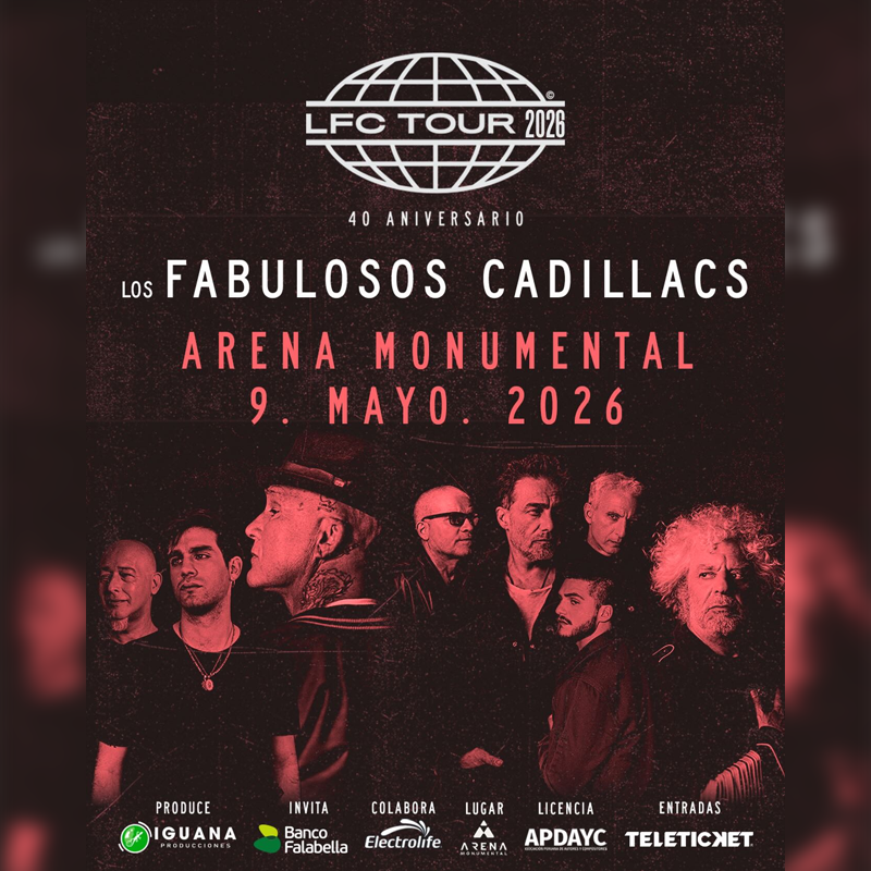 Los Fabulosos Cadillacs en Lima 2026: 40 años de historia