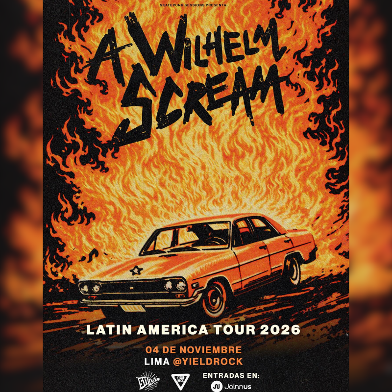 A Wilhelm Scream en Lima 2026: Latin America Tour en Yield Rock