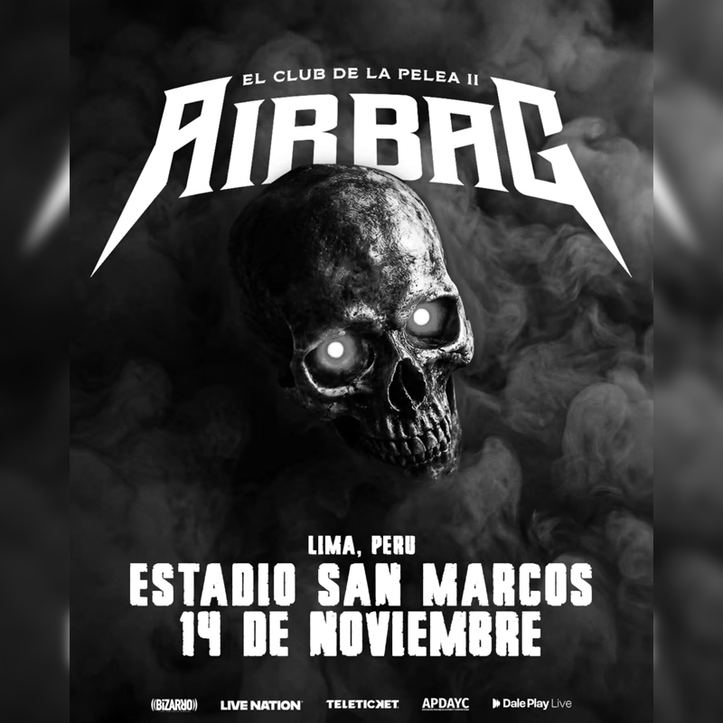 Airbag en Lima 2026: El Club de la Pelea II en el Estadio San Marcos