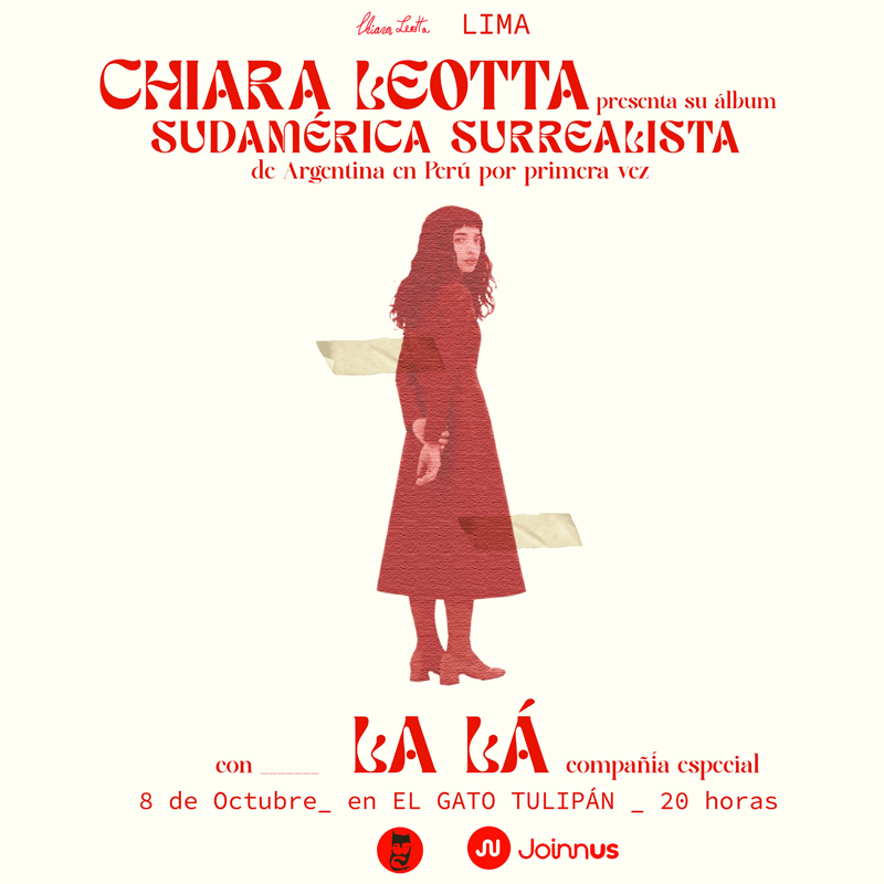 Chiara Leotta en Lima 2026: show en El Gato Tulipán
