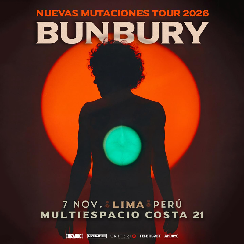 Enrique Bunbury en Lima 2026: Nuevas Mutaciones Tour