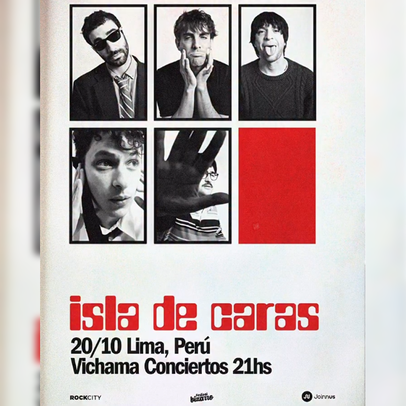 Isla de Caras en Lima 2026: el indie-pop argentino regresa al Perú
