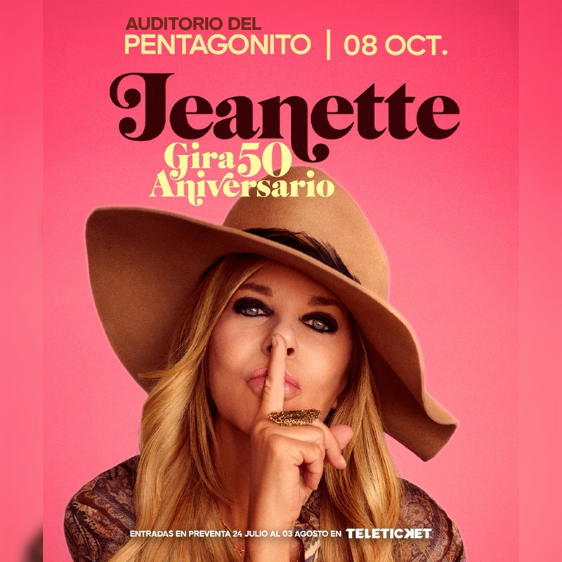 Jeanette en Lima 2026: gira 50 aniversario