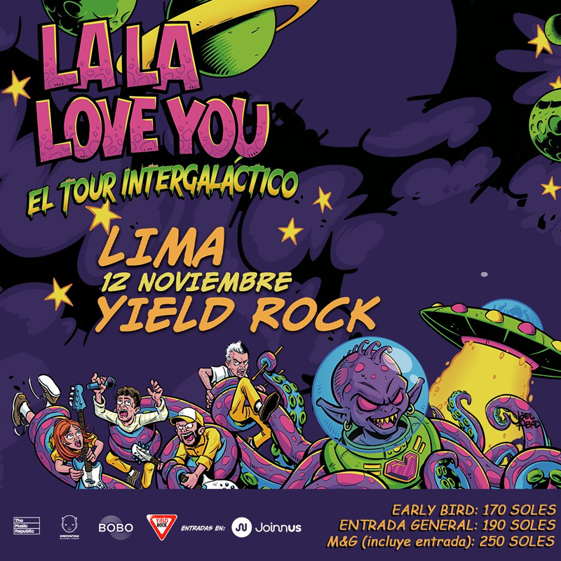 La La Love You en Lima 2026: Tour Intergaláctico