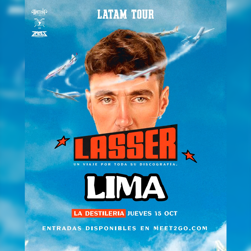 Lasser en Lima 2026: Rap urbano y psicodelia pura