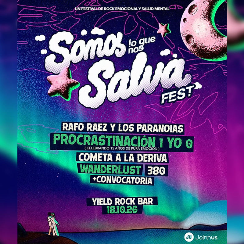 Somos lo que nos Salva Fest 2026: concierto de rock emocional