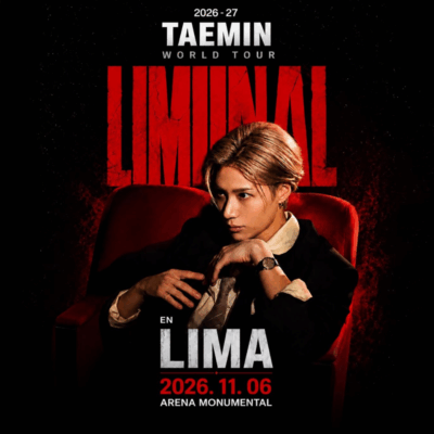Taemin en Lima 2026 llega este 6 de noviembre a la Arena Monumental con el tour LiMinAL. Revisa la lista oficial de precios y entradas.