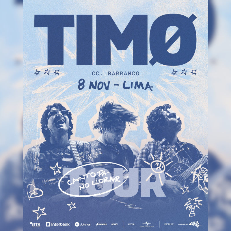 Timo en Lima 2026: Canto Pa’ No Llorar Tour en CC Barranco